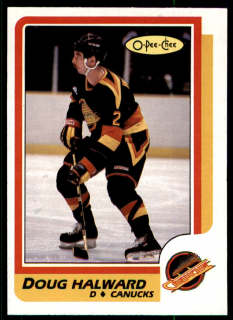 Hokejová karta Doug Halward O-Pee-Chee 1986-87 řadová č. 248