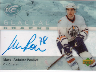 Hokejová karta Marc-Antoine Pouliot UD Ice 2007-08 Glacial Graphs č. GG-MP