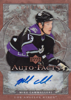 Hokejová karta Mike Cammalleri UD Artifacts 07-08 Auto-Facts č. AF-MC