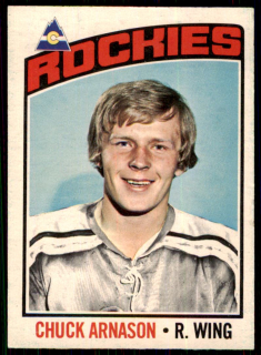 Hokejová karta Chuck Arnason O-Pee-Chee 1976-77 řadová č. 92