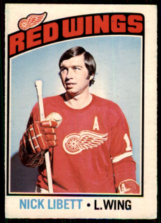Hokejová karta Nick Libett O-Pee-Chee 1976-77 řadová č. 171