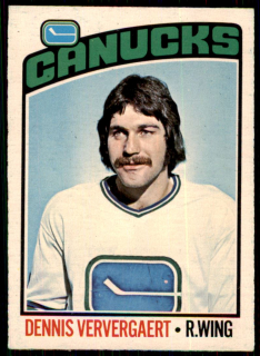 Hokejová karta Dennis Ververgaert O-Pee-Chee 1976-77 řadová č. 175