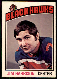 Hokejová karta Jim Harrison O-Pee-Chee 1976-77 řadová č. 183