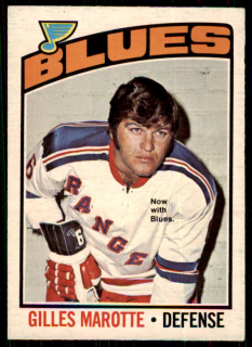 Hokejová karta Gilles Marotte O-Pee-Chee 1976-77 řadová č. 192