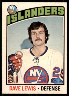 Hokejová karta Dave Lewis O-Pee-Chee 1976-77 řadová č. 221