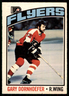 Hokejová karta Gary Dornhoefer O-Pee-Chee 1976-77 řadová č. 256