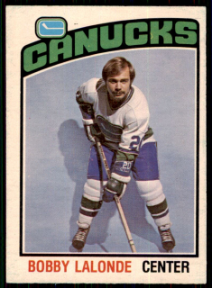 Hokejová karta Bobby Lalonde O-Pee-Chee 1976-77 řadová č. 278