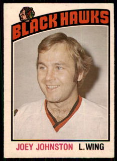 Hokejová karta Joey Johnston O-Pee-Chee 1976-77 řadová č. 325