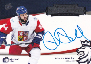 Hokejová karta Roman Polák Moje kartičky 20-21 Signature N.P. 1/63 č. NPS-RP