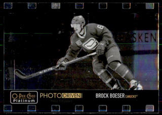 Hokejová karta Brock Boeser OPC Platinum 2020-21 Photo Driven č. PD-16