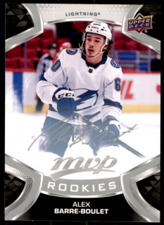 Hokejová karta Alex Barre-Boulet UD MVP 2021-22 Silver Scripts Rookie č. 246