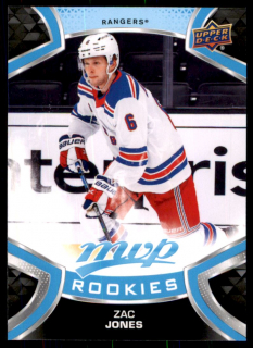 Hokejová karta Zac Jones UD MVP 2021-22 SP rookie č. 225