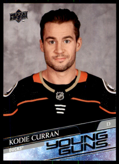 Hokejová karta Kodie Curran UD Extended 2020-21 Young Guns č. 708