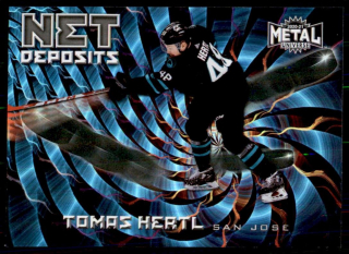 Hokejová karta Tomáš Hertl UD Metal Universe 2020-21 NETDeposits č. ND-24