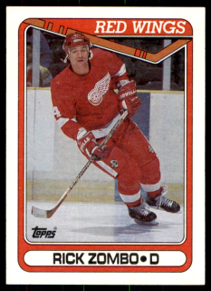 Hokejová karta Rick Zombo Topps 1990-91 řadová č. 21