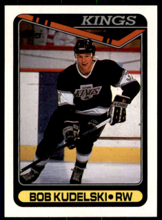 Hokejová karta Bob Kudelski Topps 1990-91 řadová č. 46