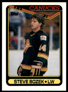 Hokejová karta Steve Bozek Topps 1990-91 řadová č. 76