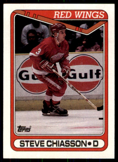 Hokejová karta Steve Chiasson Topps 1990-91 řadová č. 94