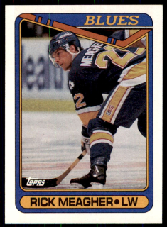 Hokejová karta Rick Meagher Topps 1990-91 řadová č. 125