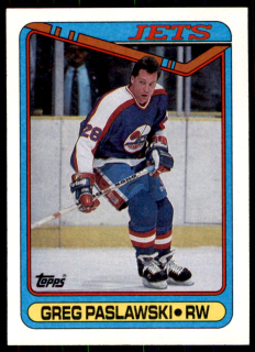 Hokejová karta Greg Paslawski Topps 1990-91 řadová č. 154