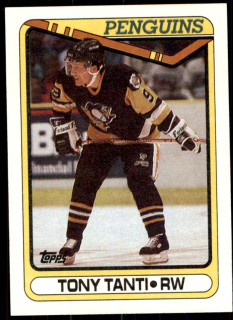 Hokejová karta Tony Tanti Topps 1990-91 řadová č. 157