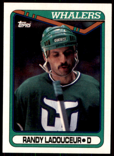 Hokejová karta Randy Ladouceur Topps 1990-91 řadová č. 162