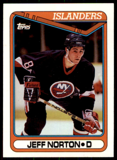 Hokejová karta Jeff Norton Topps 1990-91 řadová č. 166