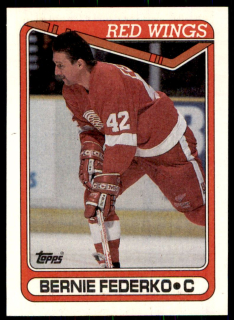 Hokejová karta Bernie Federko Topps 1990-91 řadová č. 191