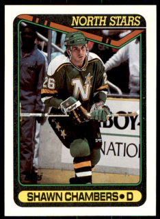 Hokejová karta Shawn Chambers Topps 1990-91 řadová č. 192