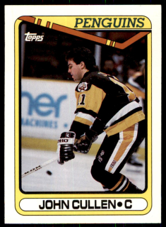 Hokejová karta John Cullen Topps 1990-91 řadová č. 208