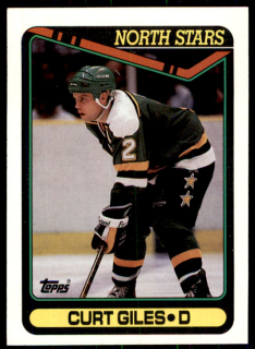 Hokejová karta Curt Giles Topps 1990-91 řadová č. 228
