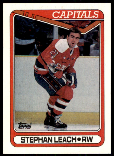 Hokejová karta Stephan Leach Topps 1990-91 řadová č. 235