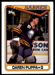 Hokejová karta Daren Puppa Topps 1990-91 řadová č. 238