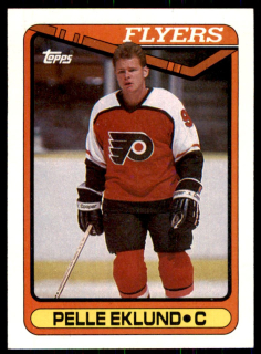 Hokejová karta Pelle Eklund Topps 1990-91 řadová č. 254