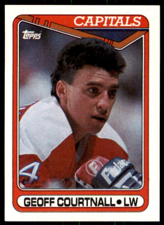 Hokejová karta Geoff Courtnall Topps 1990-91 řadová č. 273
