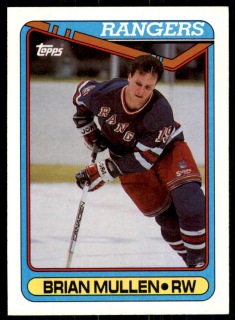 Hokejová karta Brian Mullen Topps 1990-91 řadová č. 292