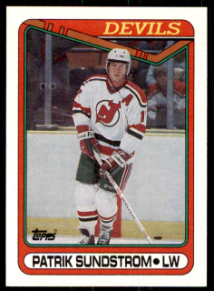 Hokejová karta Patrik Sundstrom Topps 1990-91 řadová č. 306