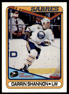 Hokejová karta Darrin Shannon Topps 1990-91 řadová č. 310