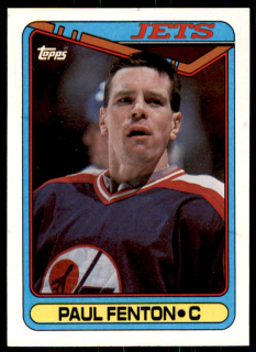 Hokejová karta Paul Fenton Topps 1990-91 řadová č. 313