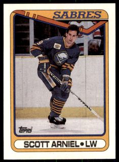 Hokejová karta Scott Arniel Topps 1990-91 řadová č. 324
