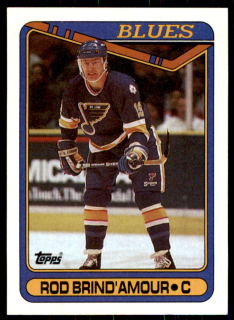 Hokejová karta Rod Brind'Amour Topps 1990-91 Rookie č. 332