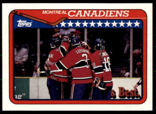 Hokejová karta Montreal Canadiens Topps 1990-91 řadová č. 346