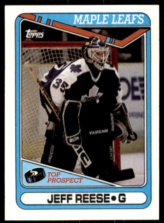 Hokejová karta Jeff Reese Topps 1990-91 řadová č. 349