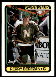 Hokejová karta Perry Berezan Topps 1990-91 řadová č. 357