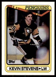 Hokejová karta Kevin Stevens Topps 1990-91 řadová č. 360