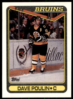 Hokejová karta Dave Poulin Topps 1990-91 řadová č. 362