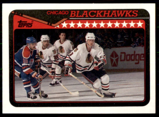 Hokejová karta Chicago Blackhawks Topps 1990-91 řadová č. 363