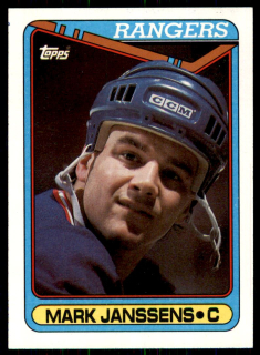 Hokejová karta Mark Janssens Topps 1990-91 řadová č. 391