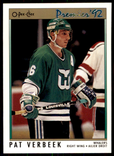 Hokejová karta Pat Verbeek OPC Premier 1991-92 řadová č. 5