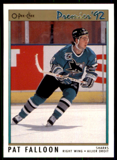 Hokejová karta Pat Falloon OPC Premier 1991-92 Rookie č. 56